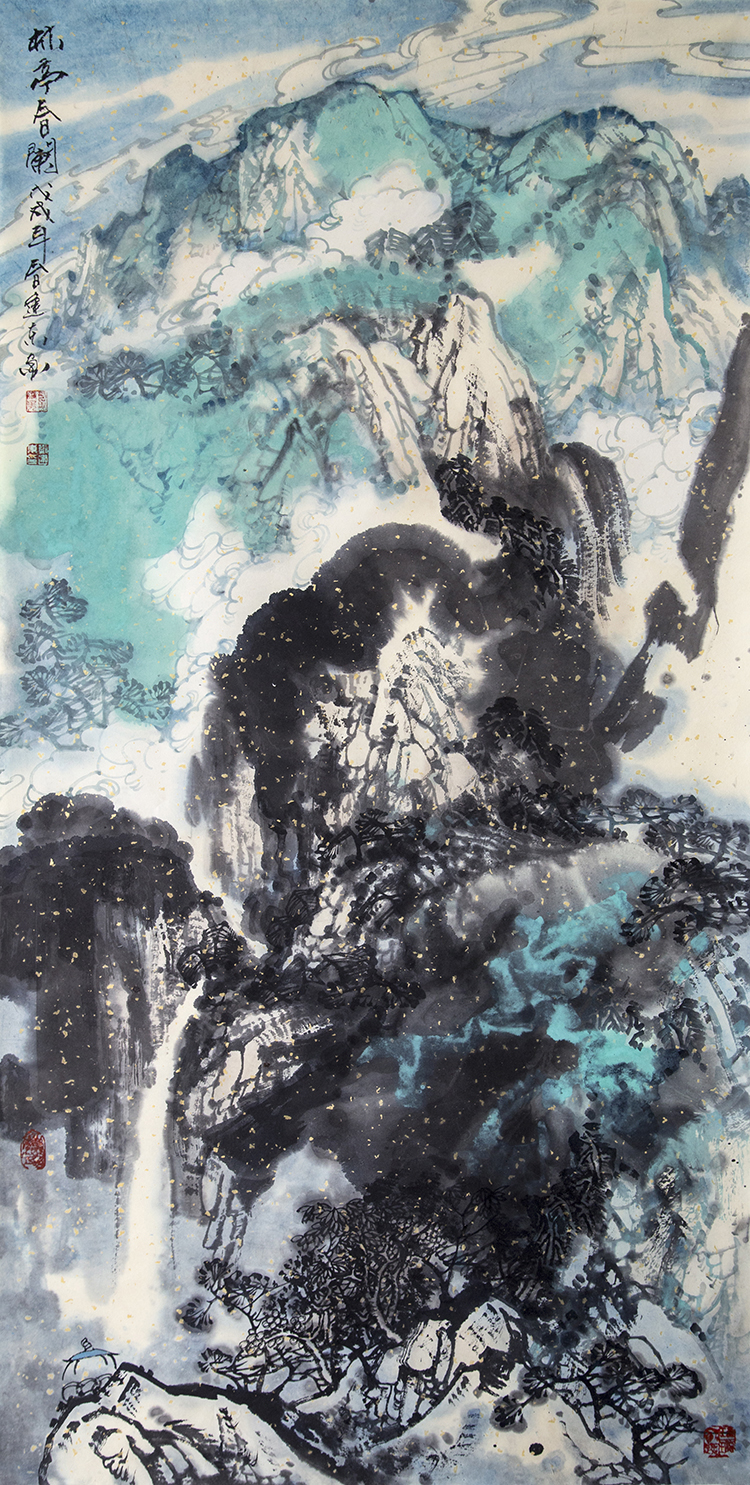 19劉建東 《林亭春闌》160cmX80cm.jpg